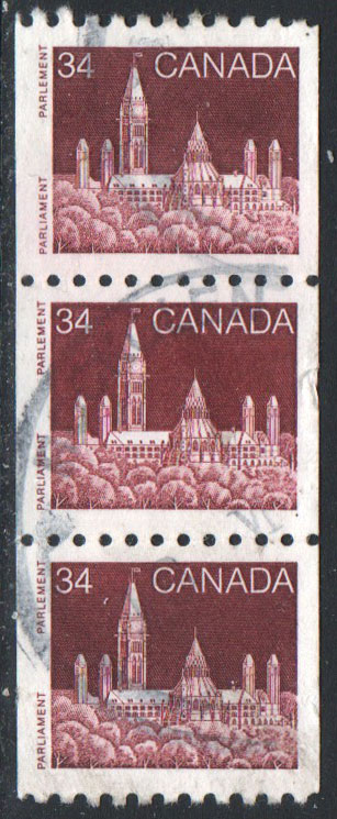 Canada Scott 952 Used Trio - Click Image to Close